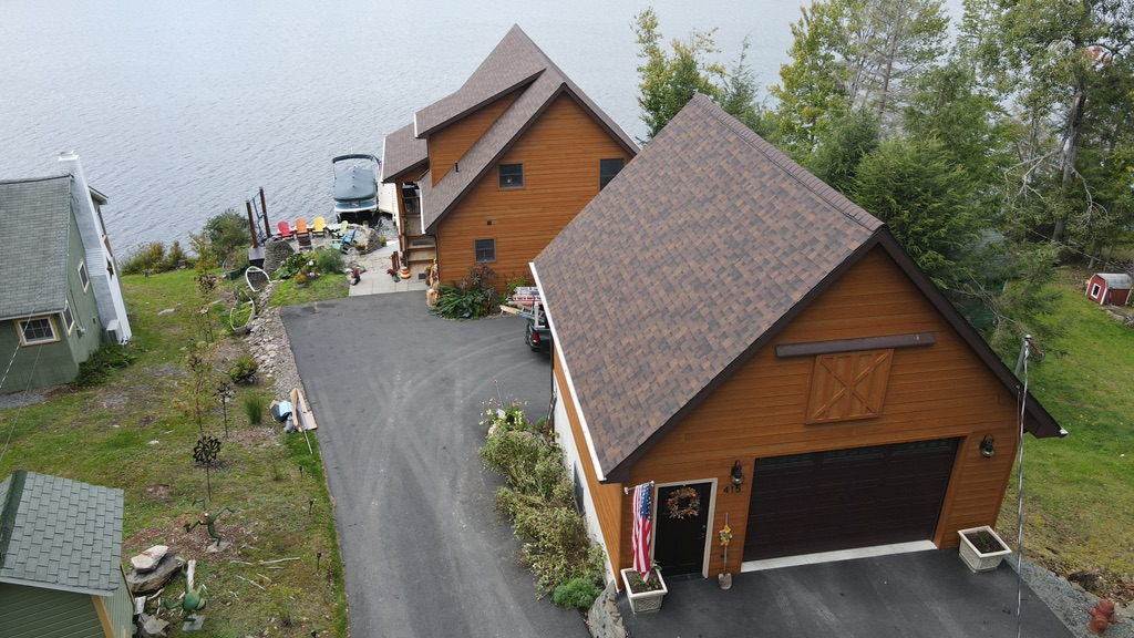 Architectural shingle roof installation